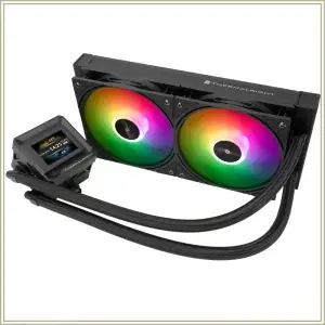 240mm AIO CPU Liquid Cooler with 2-Inch IPS LCD Screen