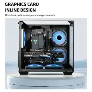 Yeah Magic CUBE MATX 270° Panoramic Triple-Glass PC Case