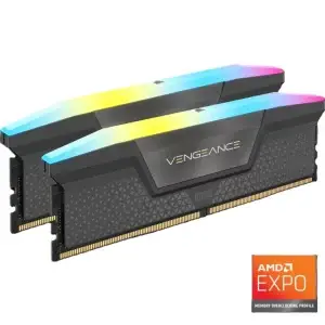 CORSAIR Vengeance RGB 16GB (2 x 8GB) 288-Pin PC RAM DDR5 5200