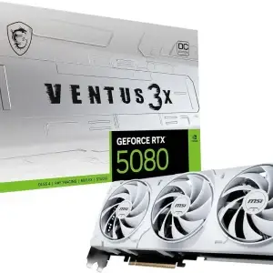 MSI RTX 5080 16G Ventus 3X OC White Gaming Graphics Card 16GB