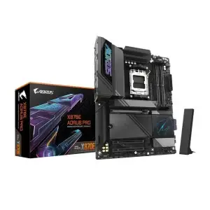 GIGABYTE X870E AORUS PRO AM5 LGA 1718, ATX, DDR5, 4x M.2, PCIe 5.0