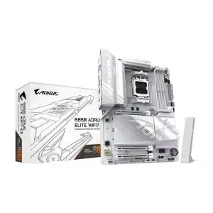 GIGABYTE B850 AORUS ELITE WIFI7 ICE AMD AM5 LGA 1718 Motherboard, ATX, DDR5, 3x M.2, PCIe 5.0,