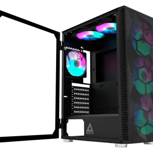 Montech X3 Mesh, 3 x 140mm& 3 x 120mm Fixed RGB Lighting Fans - Thumbnail Image 8