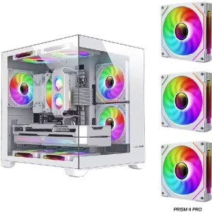 Power Train Coloured Glaze PC Case Sea View Room 270° Full View - Thumbnail Image 9