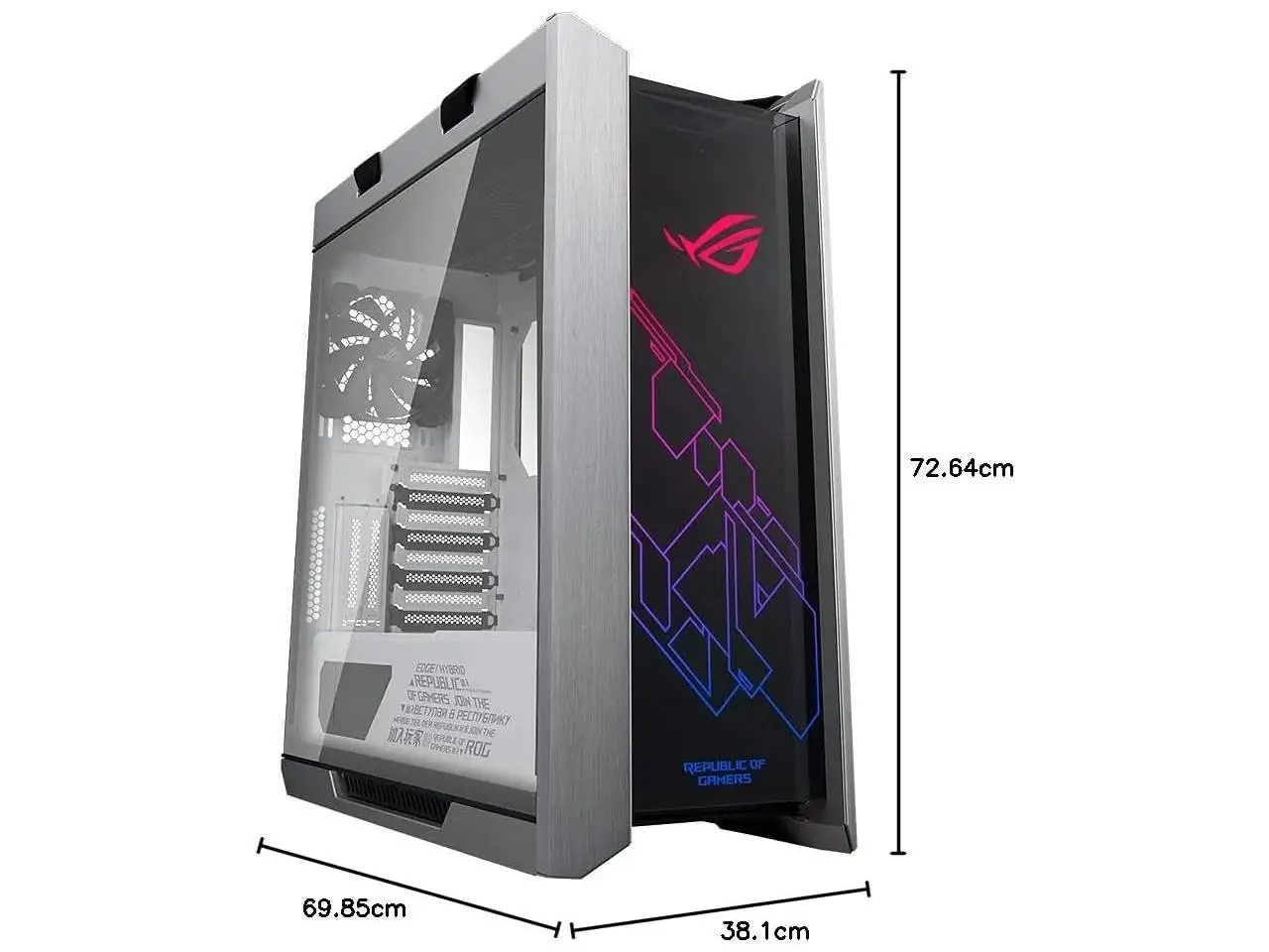 ASUS ROG Strix Helios GX601 RGB Mid-Tower Computer Case for ATX/ EATX Motherboards - Image 8