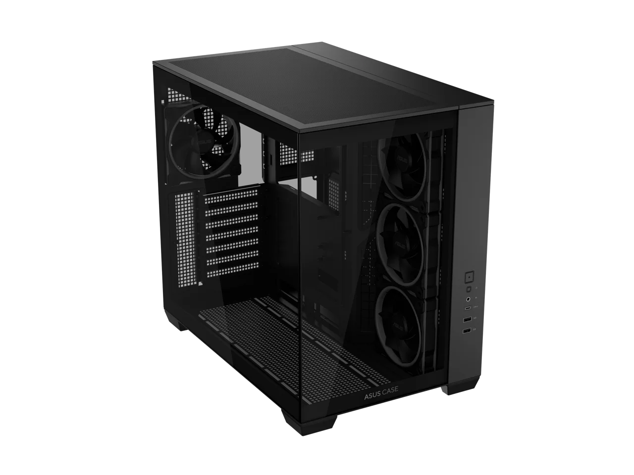 ASUS A32 PLUS Black ATX gaming PC case, support 360mm radiators and 420mm graphics cards - Image 3