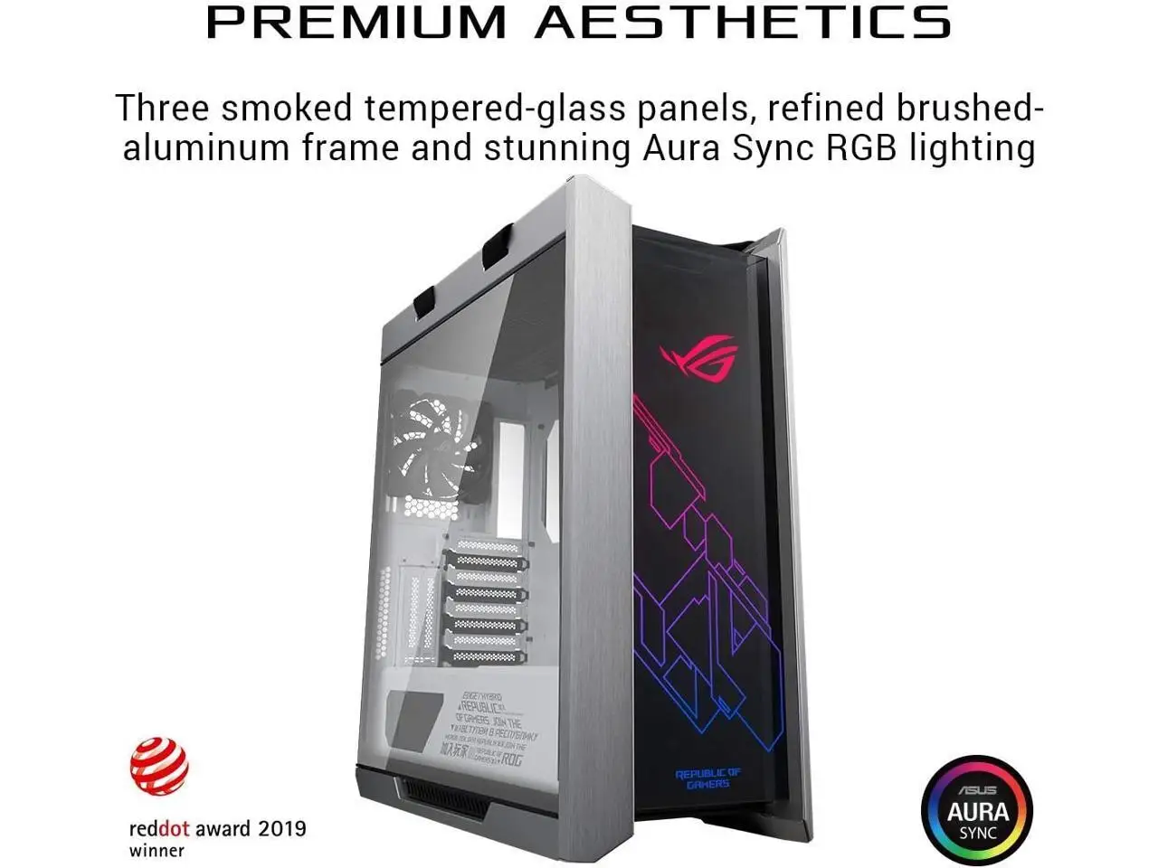 ASUS ROG Strix Helios GX601 RGB Mid-Tower Computer Case for ATX/ EATX Motherboards - Image 2