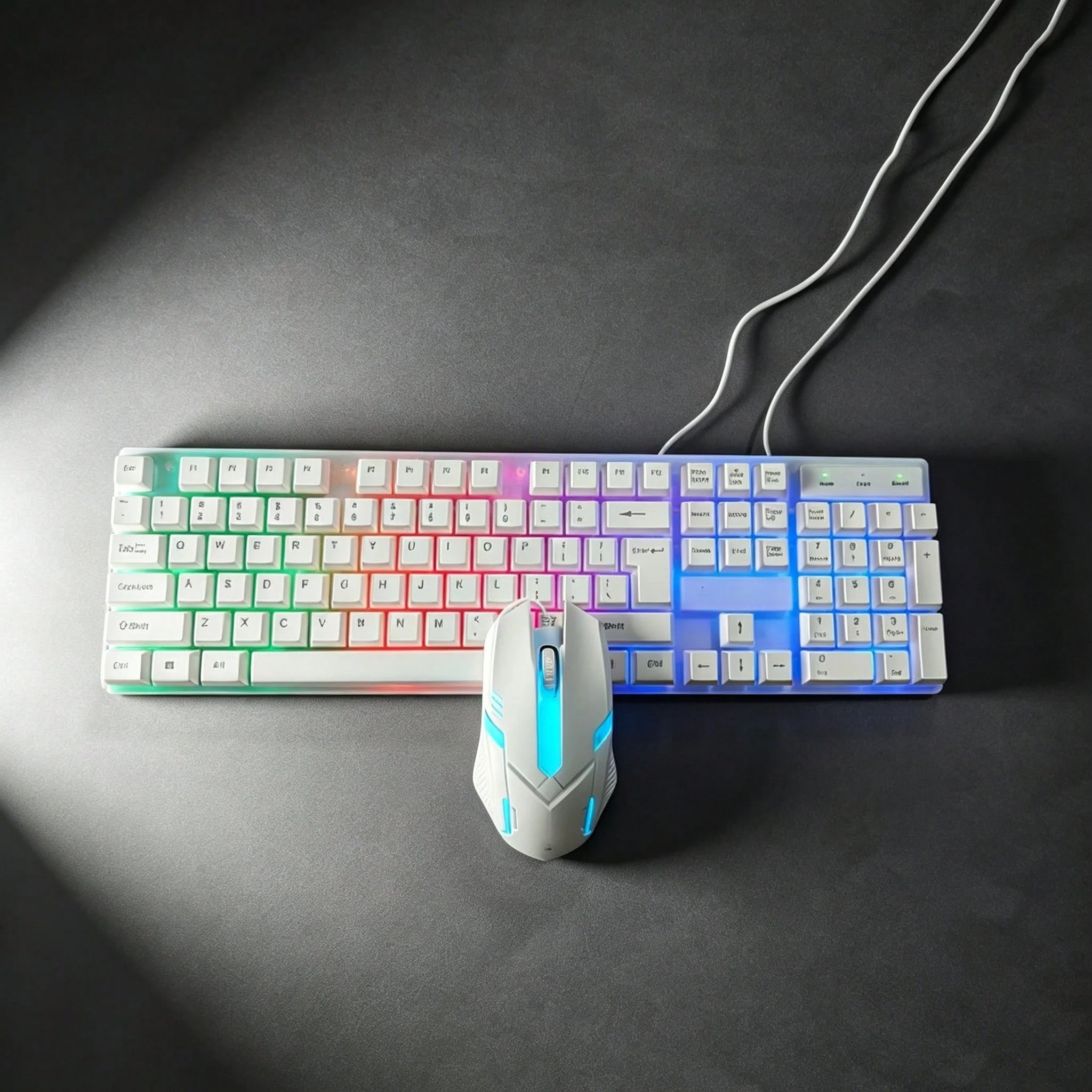 Wired USB Backlit Keyboard and Mouse Combo - Image 20