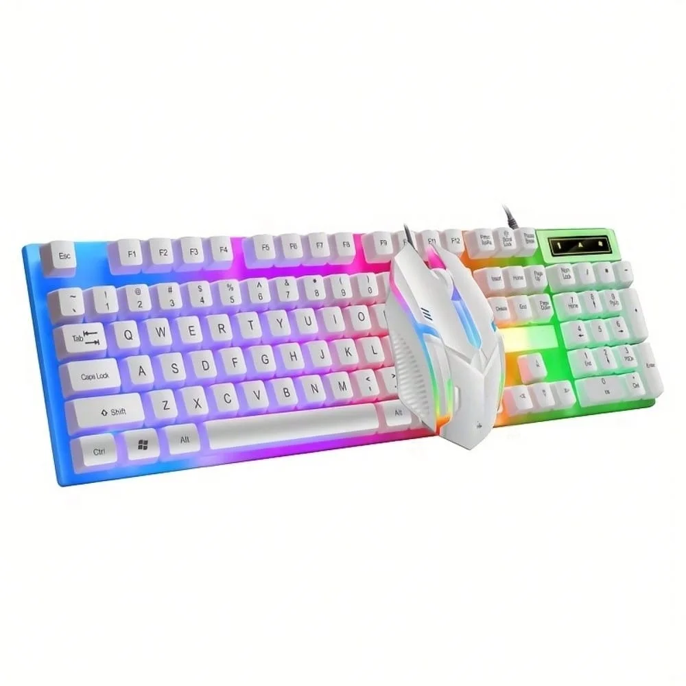 Wired USB Backlit Keyboard and Mouse Combo - Image 18