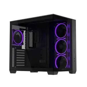 ASUS A32 PLUS Black ATX gaming PC case, support 360mm radiators and 420mm graphics cards - Thumbnail Image 2