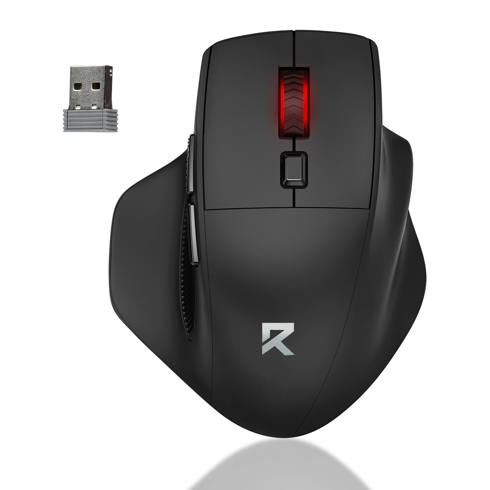 FocusOnPC 2.4GHz Wireless Gaming Mouse, 6 Programmable Buttons, Adjustable Up to 4000 Max DPI - Image 9