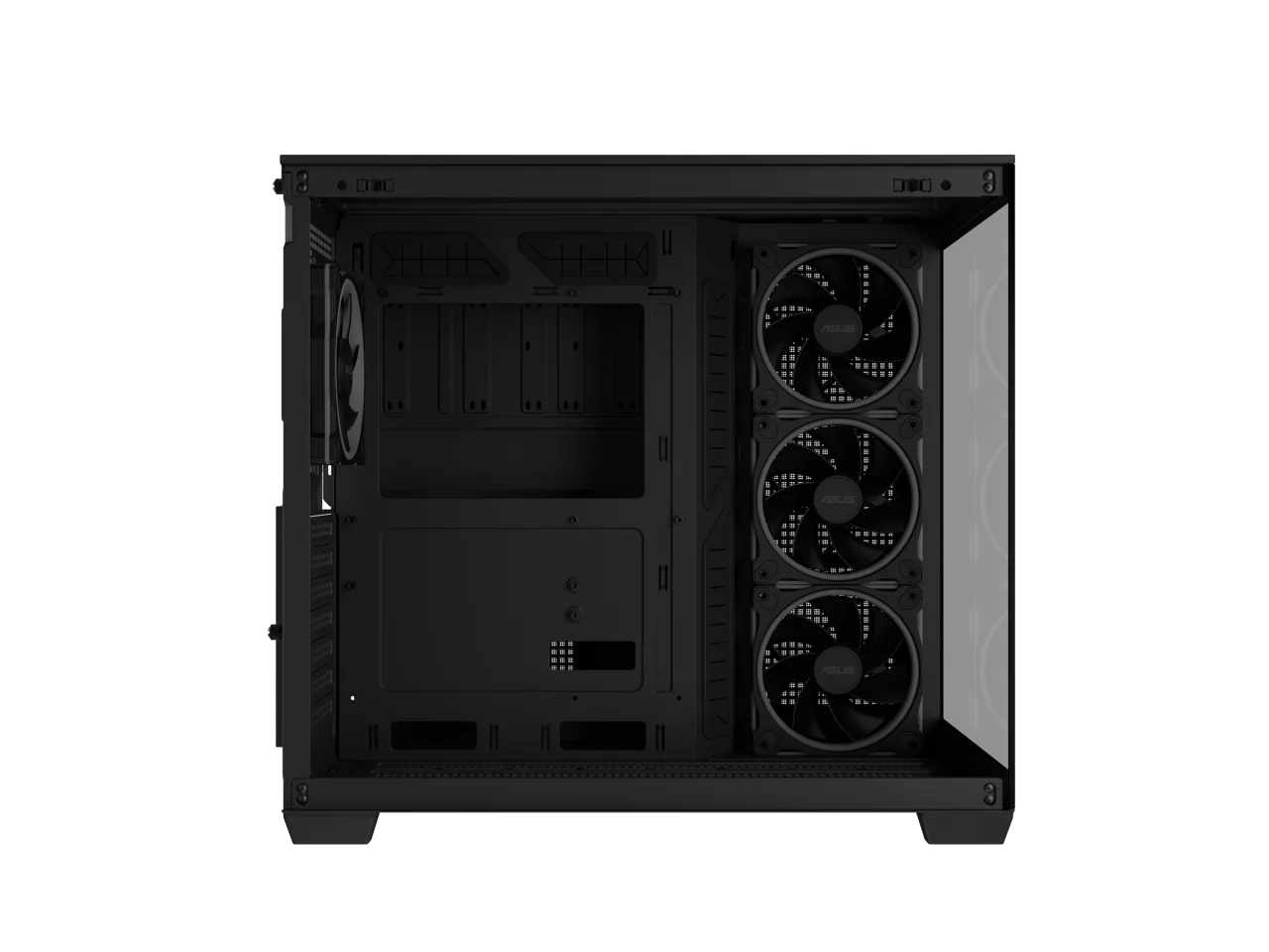 ASUS A32 PLUS Black ATX gaming PC case, support 360mm radiators and 420mm graphics cards - Image 8